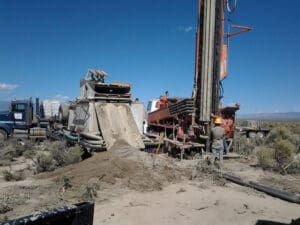Working in the desert