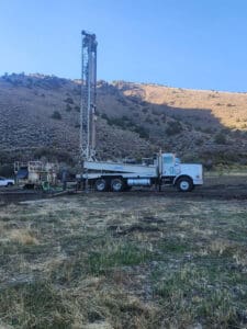 Truck on site